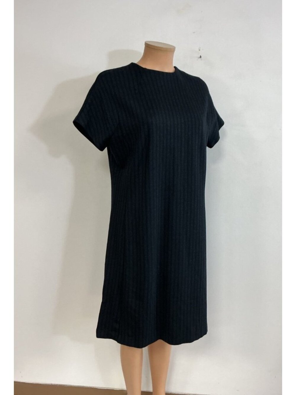 Theory Pinstripe Shift Dress Womens Large New